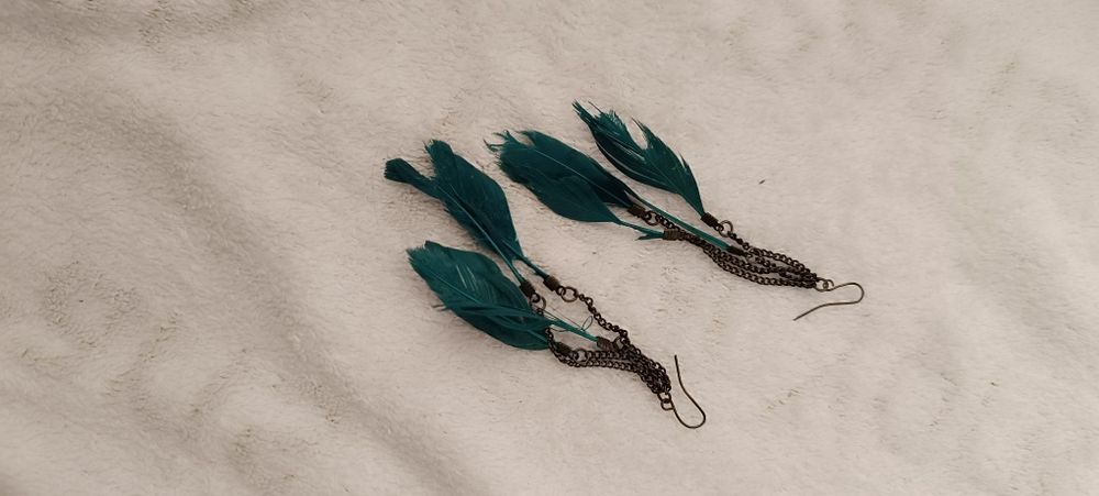 Conjunto de vários brincos usados