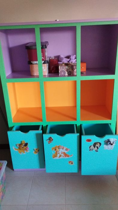 Conjunto de cama mais estante