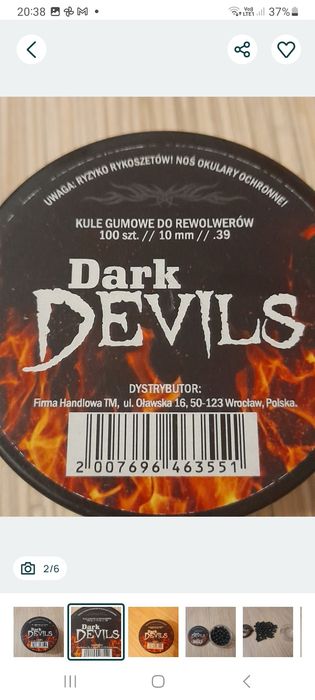 Kule gumowe Dark Devils