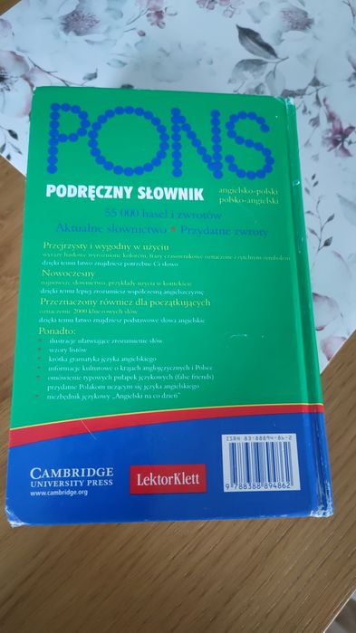 Słownik PONS angielsko-polski polsko-angielski