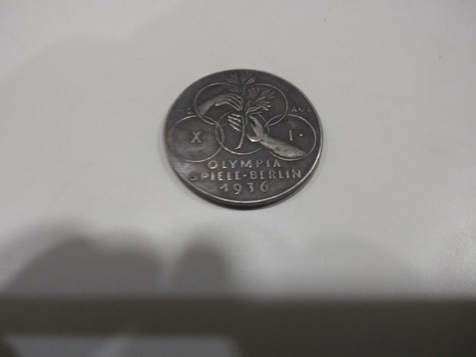 Dobra moneta kolekcjonerska - Olimpiada Berlin 1936 (M125)