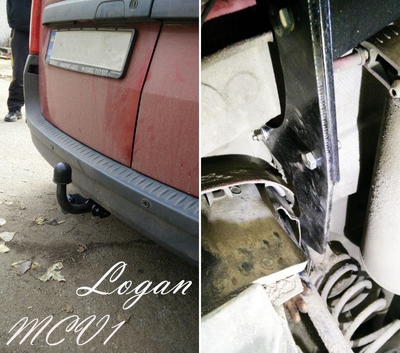 Фаркоп Логан універсал Logan Ларгус MCV1 2006-2012 MCV2 2012-2020