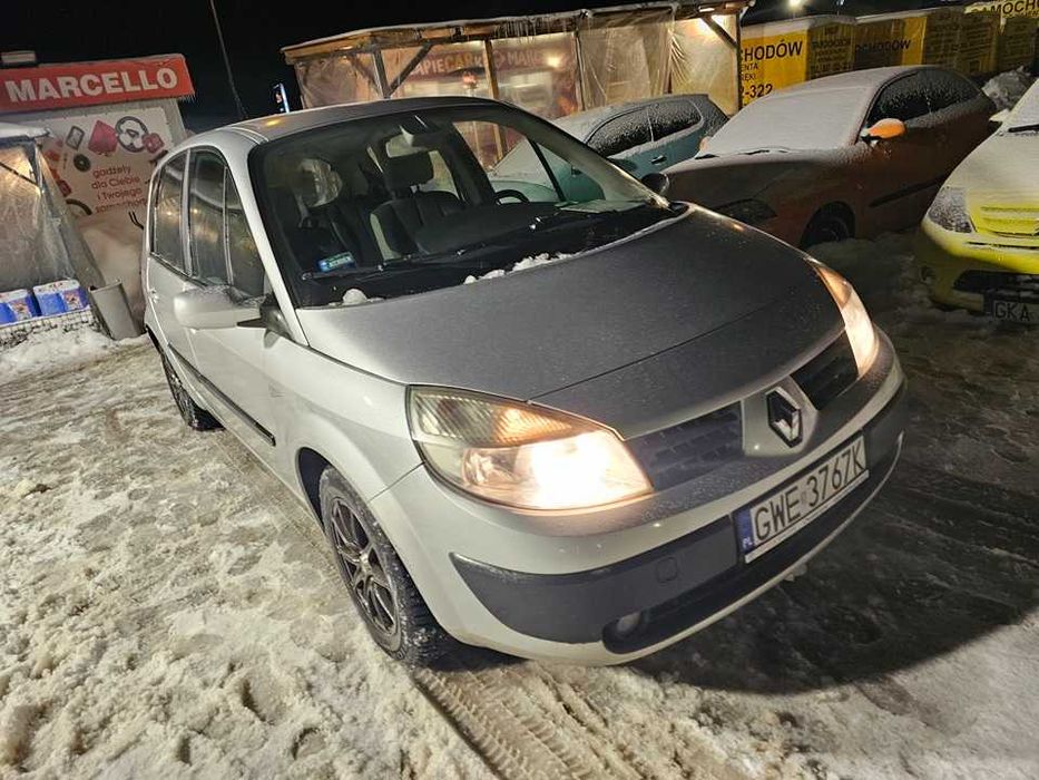 Renault Scenic 2006r/1.6benzyna/112KM/opłaty na długo/opony zimowe
