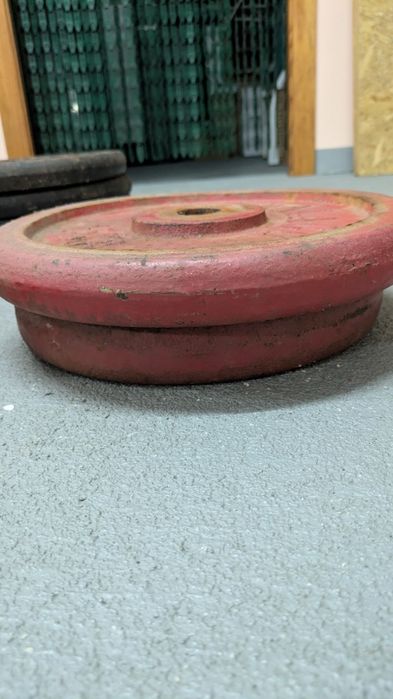 Discos 10/15 kg + Halteres