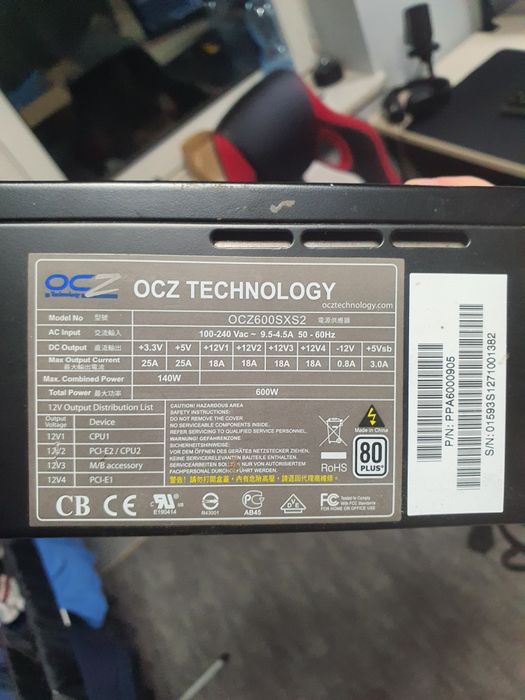 Mocny Zasilacz OCZ StealthXStream 2 600W | 80 PLUS | Gaming