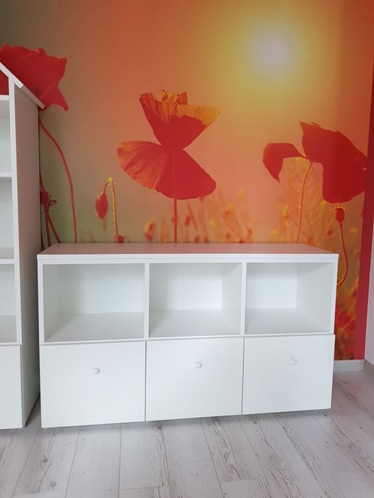 Regał półka z szufladami domek