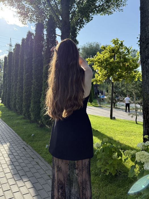 корсетна сукня та мереживна спідниця максі lili mager