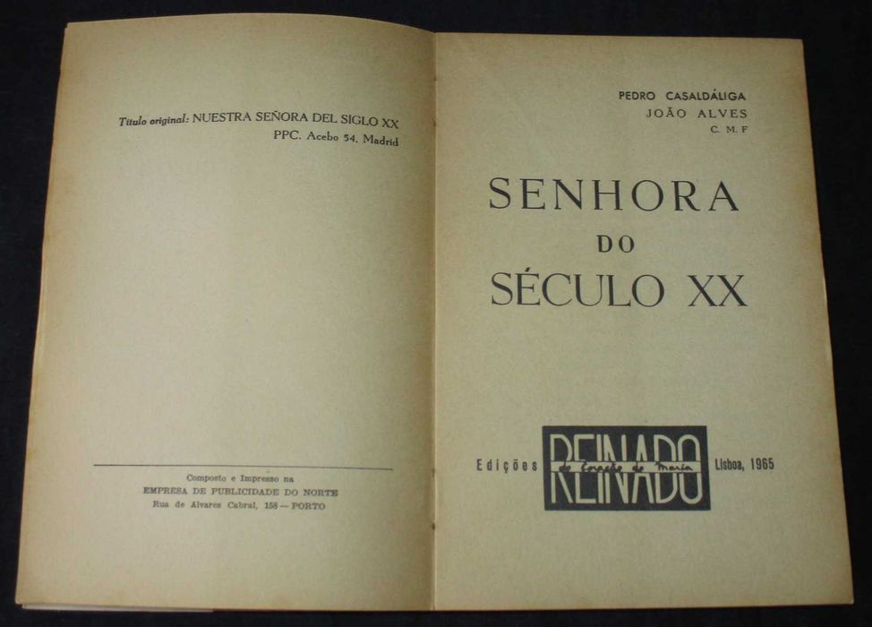 Livro Senhora do Século XX Pedro Casaldáliga