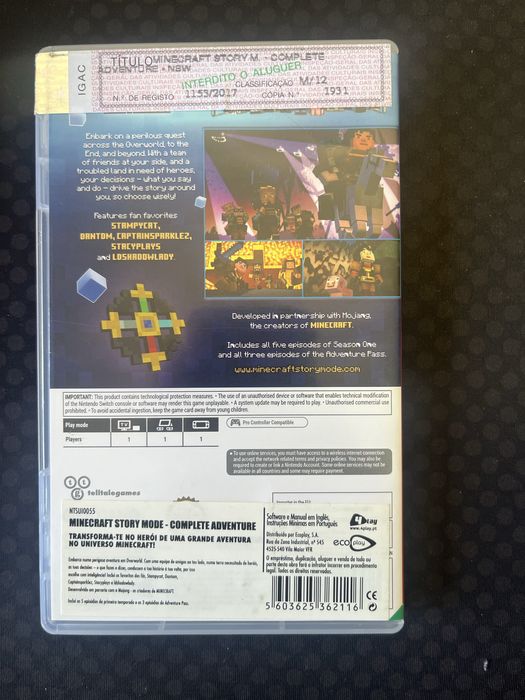 Minecraft Story Mode: The Complete Adventure (Raridade)