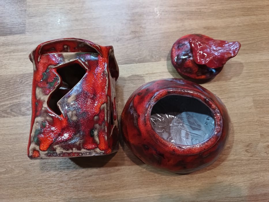 Cukiernica lampion ceramiczny ręcznie robiony Smak Sztuki artystyczne