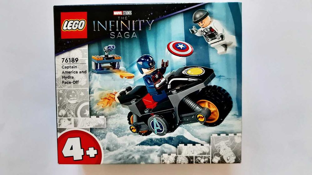 LEGO Super Heroes 76189 Captain America and Hydra Face-Off selado