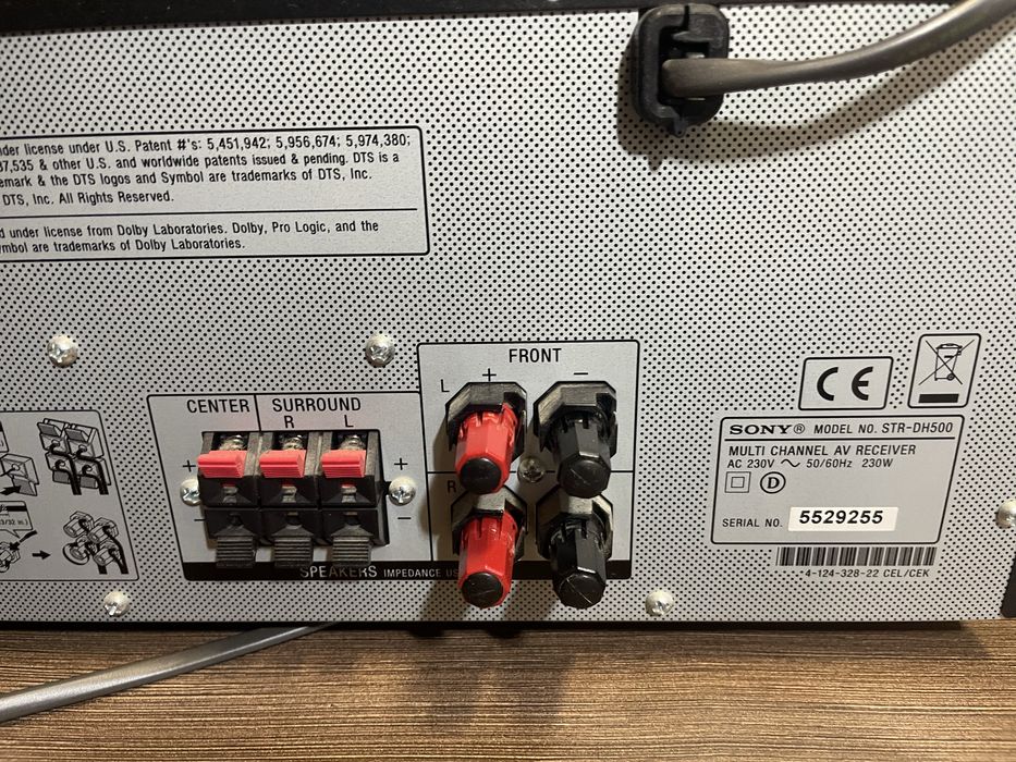 amplituner SONY str-dh500 5.1