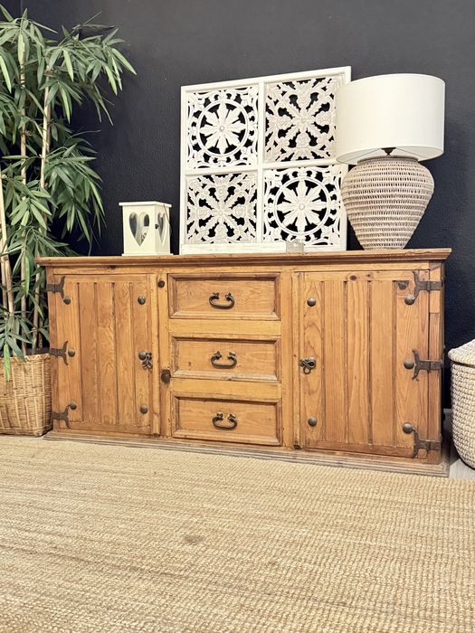 aparador, consola, louceiro, armario, movel, mexicano, rustico