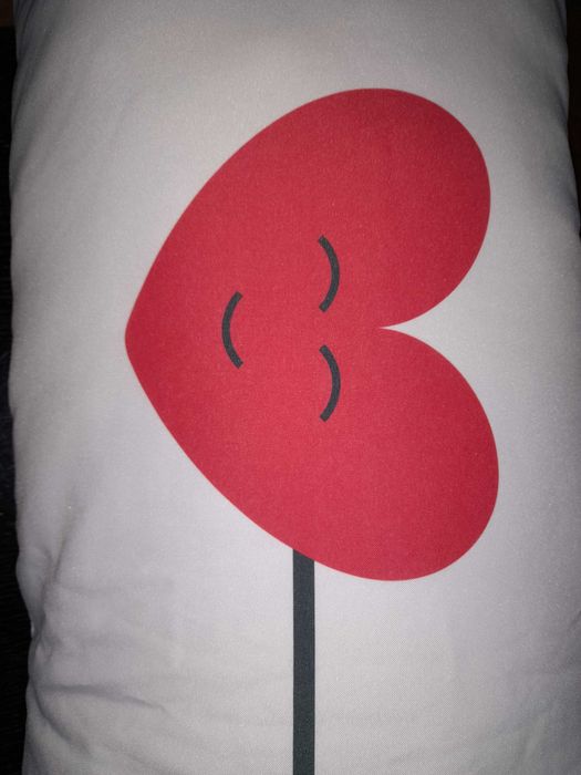Almofada gigante cama de casal LOVE já com enchimento 120 cm