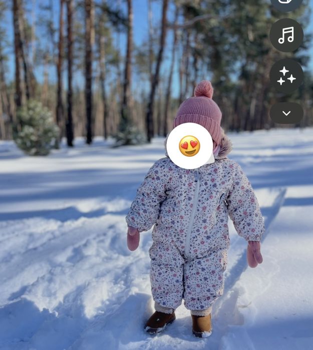 Зимовий комбінезон H&M 86