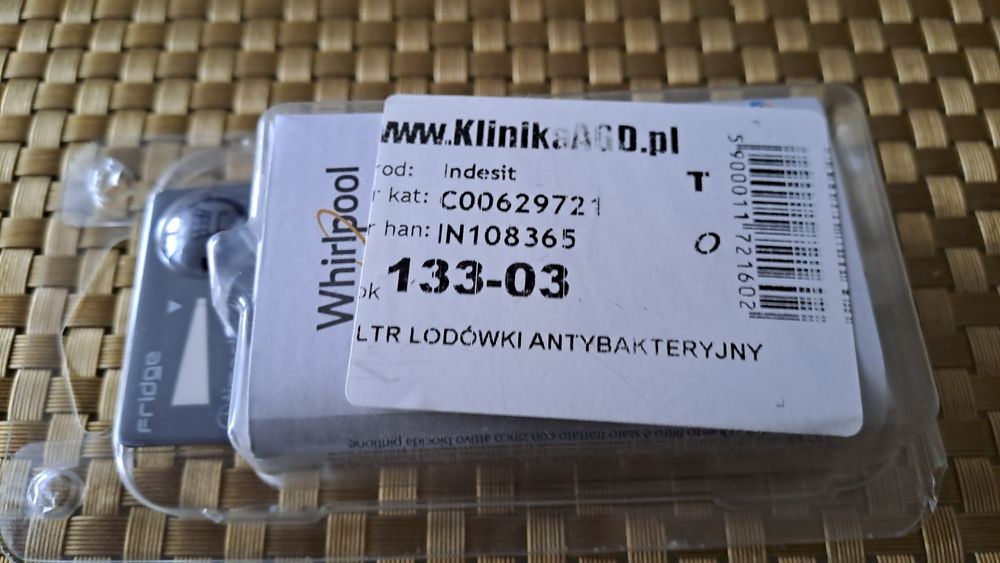 Filtr antybakteryjny