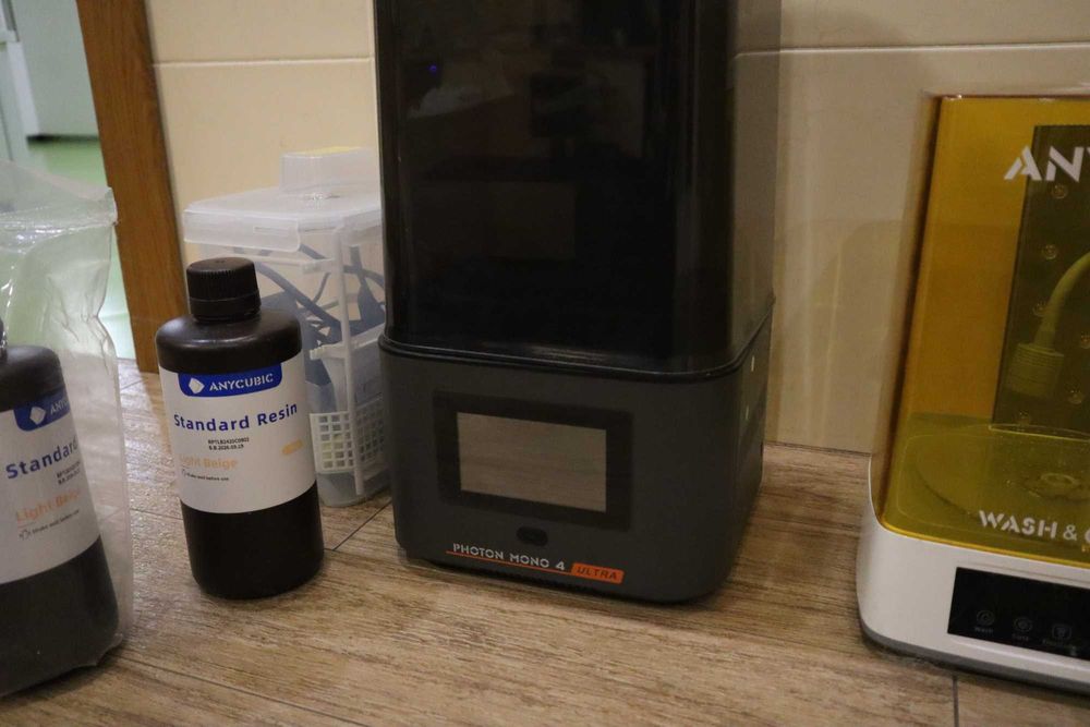 anycubic photon mono 4 ultra, washing cure, 2кг смоли