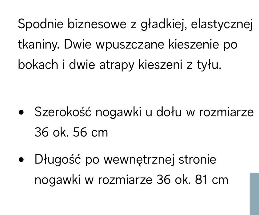 Spodnie i marynarka NOWE C&A.