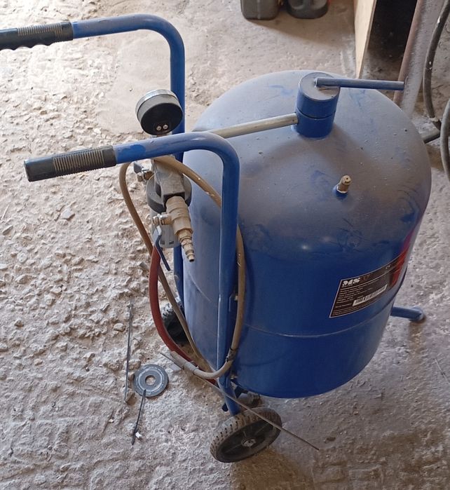 Jato de areia portátil (usado 1x)