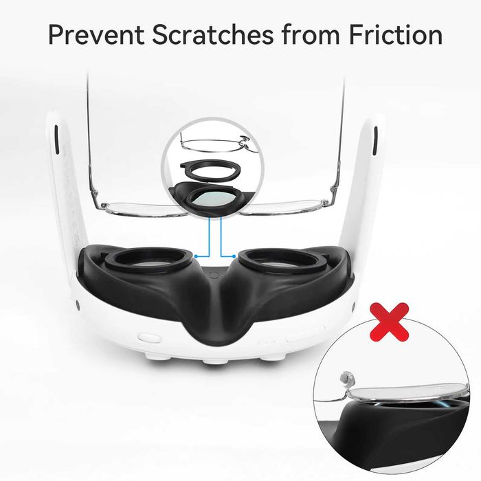 Anti-Scratch Glasses Spacer / Lens Cover for Quest3 від подряпин лінз!