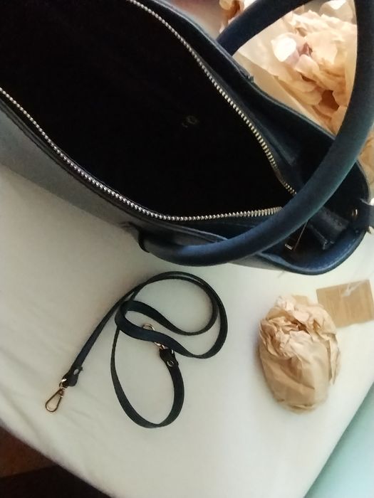 Nowa torebka Ryłko ze skóry naturalnej