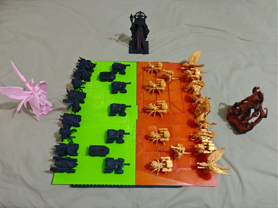 Jogo de Xadrez "Mech vs Biotech"