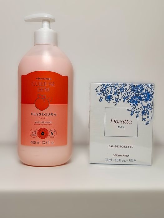 Kit florata azul + Creme pessegura