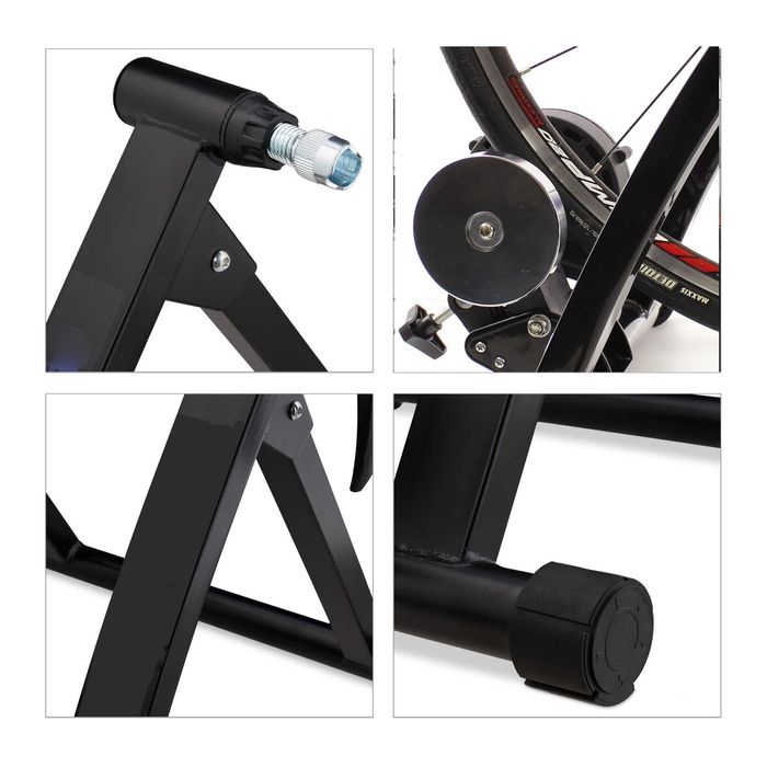 Trenażer magnetyczny rowerowy podstawka +manetka 6biegów TRENUJ W DOMU