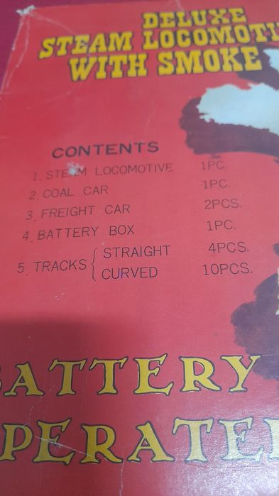 Comboio Antigo a Pilhas