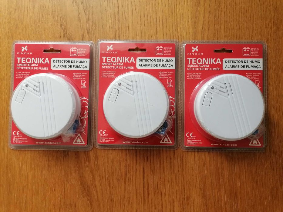 5 Detectores de fumo - NOVOS