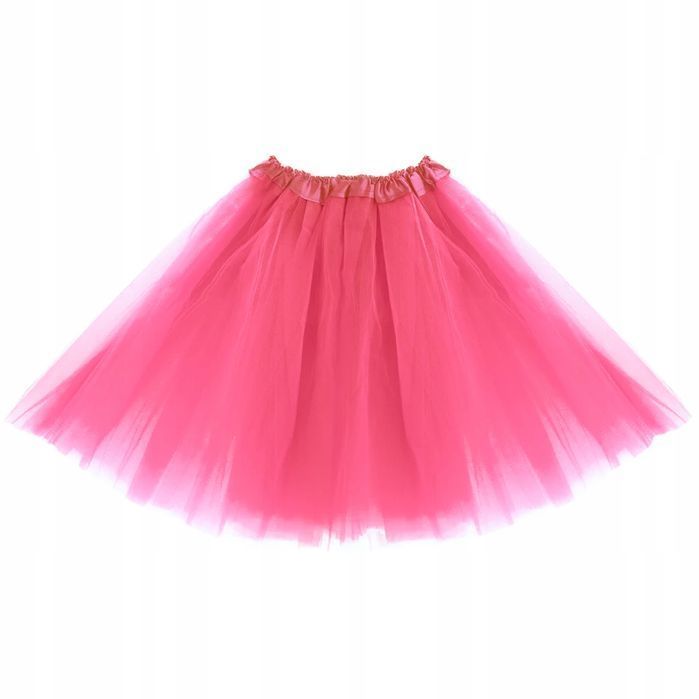 spódniczka tiulowa różowa 40cm karnawał występy tutu