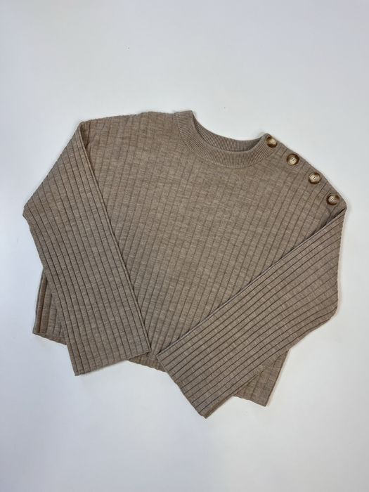 Sweter Sezane merino bezowy