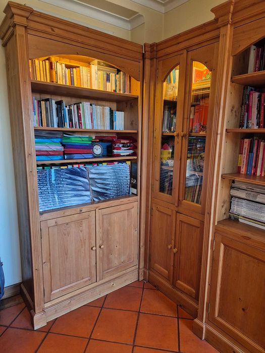 Biblioteca modular Companhia Inglesa em madeira – 5 módulos