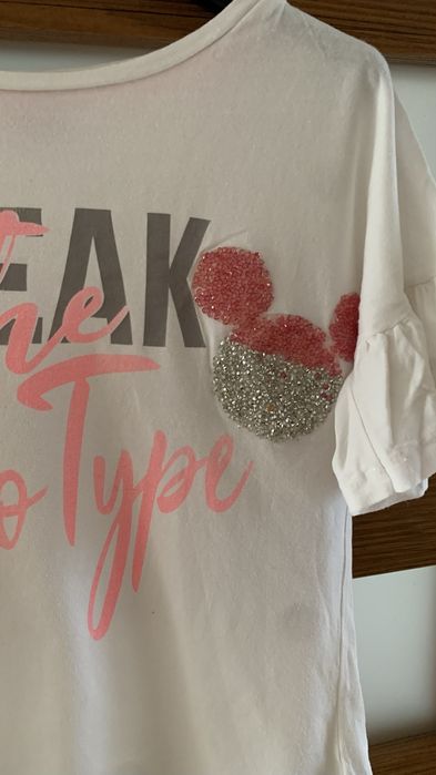 Biała bluzeczka dla dziewczynki 146