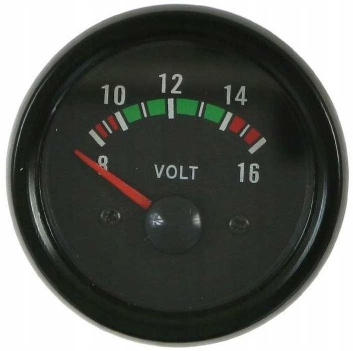 Zegar Wskaźnik TURBO Doładowanie VOLT Woltomierz Temperatury Oleju