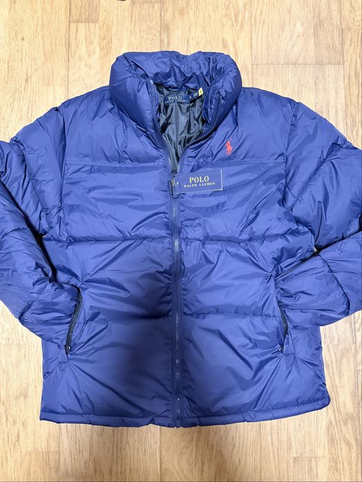 Casaco Ralph Lauren com penas Azul Marinho (Puffer)