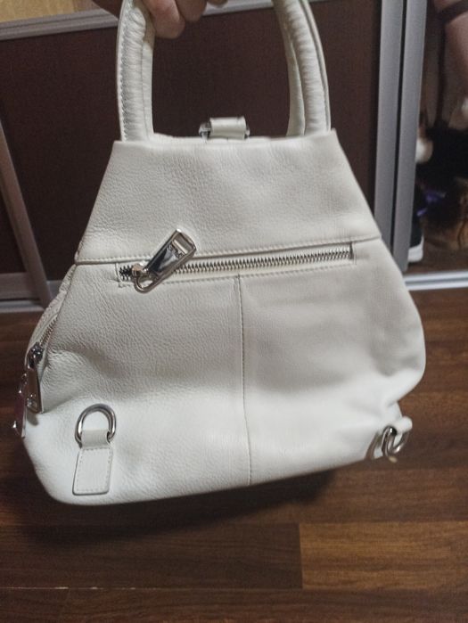 Рюкзак сумка шкіряна