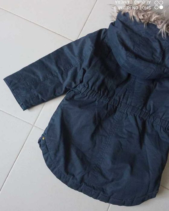 zimowa kurtka parka kiabi 116cm