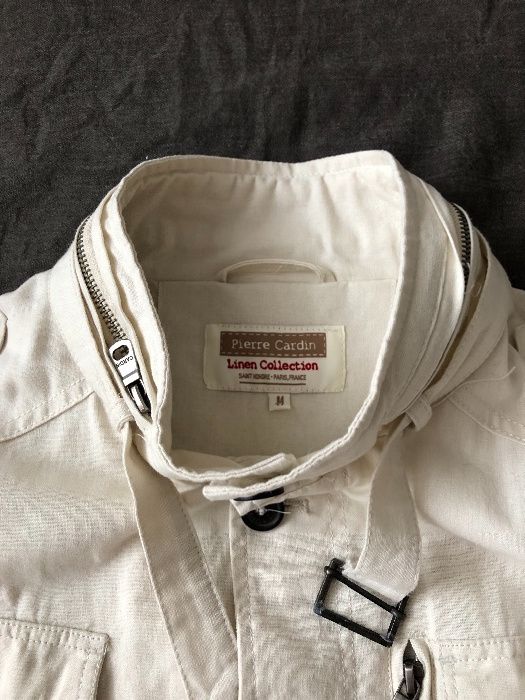 Куртка легкая Pierre Cardin. Лён . M-L(пог-56). Оригинал. Новая.