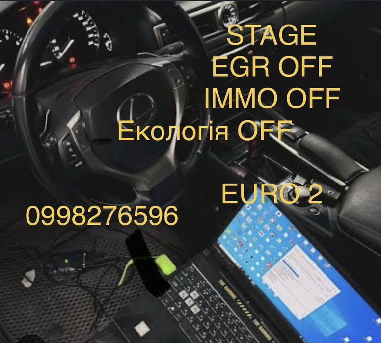 Видалення сажового фільтра ,Stage,AddBlue, EGR, вихрові заслонки,екологія ,евро 2