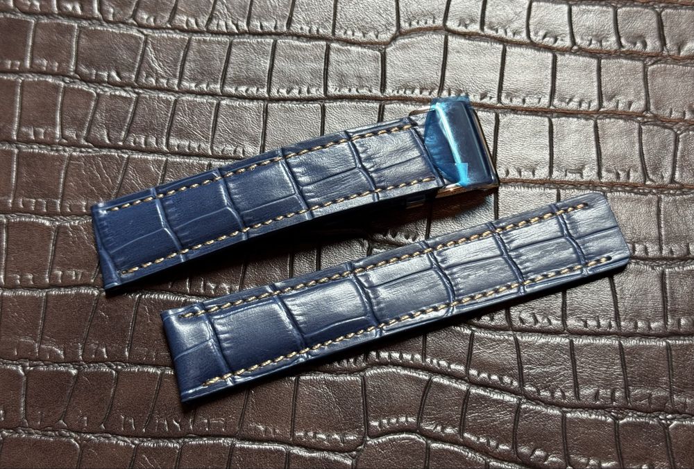 Breitling Navitimer, B-1 i inne pasek niebieski