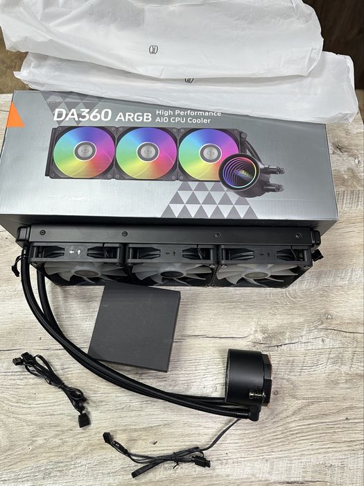СРО/СВО водяне охолодження/ PcCooler DA360 ARGB BK