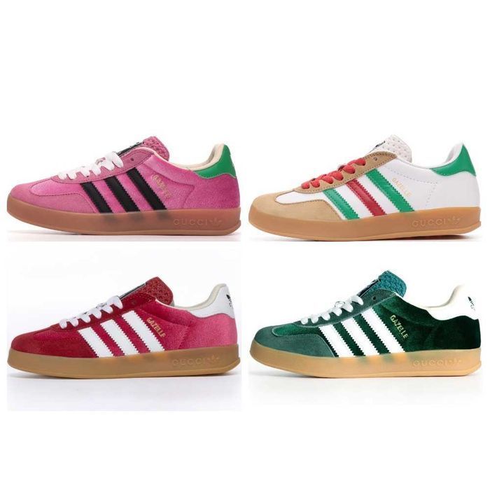 Женские кроссовки Adidas Gazelle x Gucci кросівки адідас газель гуччі