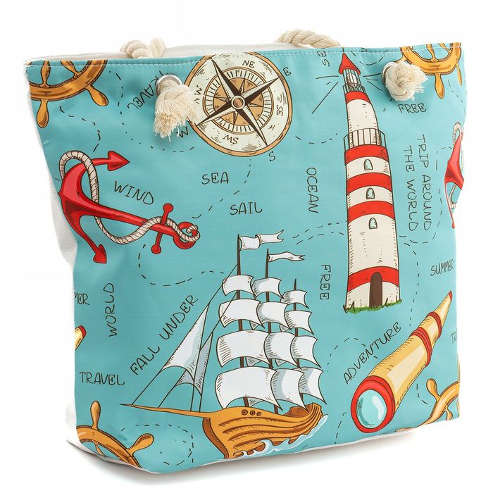 Torba Plażowa na plażę modna