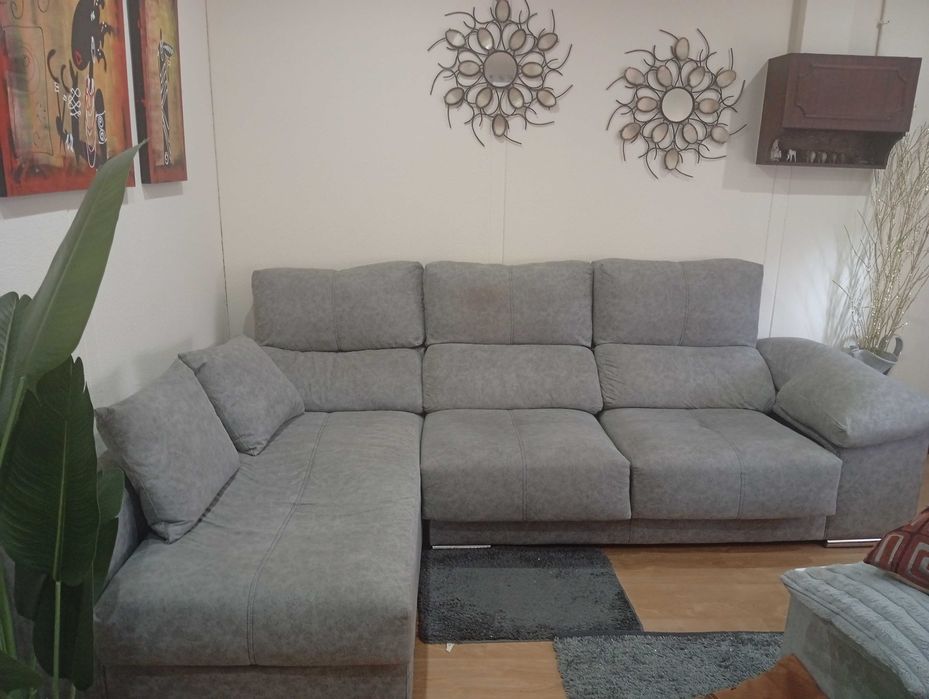 Sofás de sala cinzentos