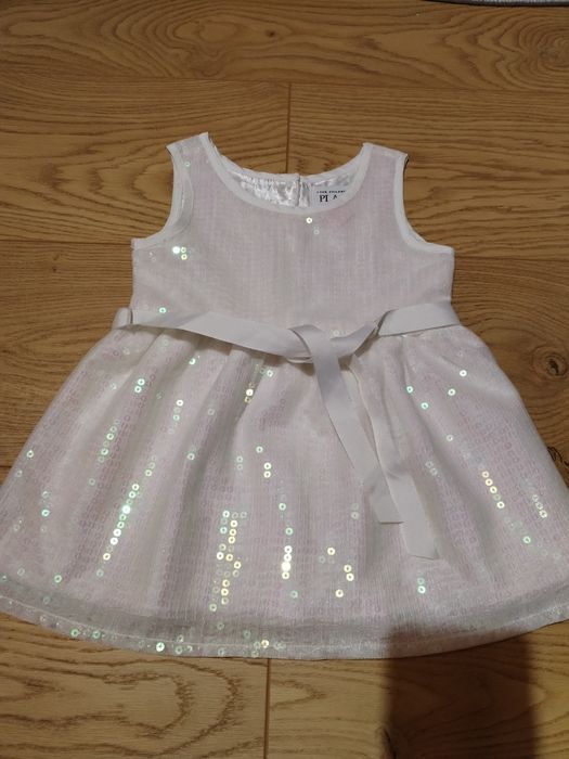 Sukienka z cekinami do chrztu