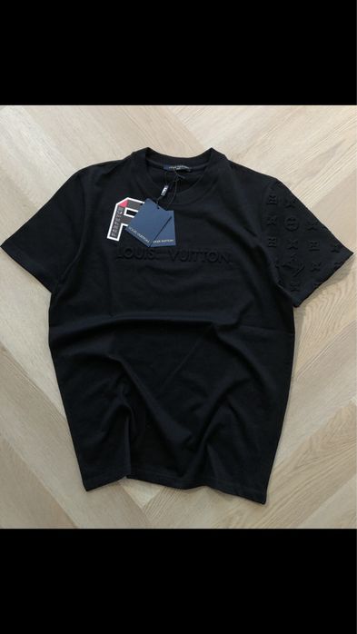 Koszulka haft louis vuitton s-2xl bawelna bluzka tshirt balenciaga ami