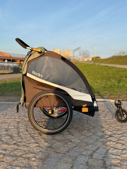 Burley D'Lite X double przyczepka do roweru super stan