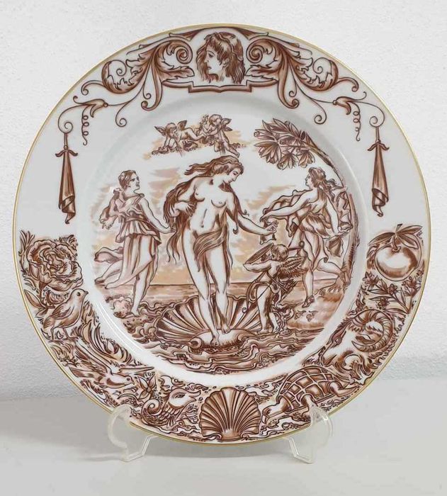 Prato porcelana/coleção Deuses da Mitologia/edição limitada