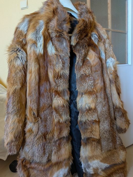 Kurtka , futerko z lisa rudego